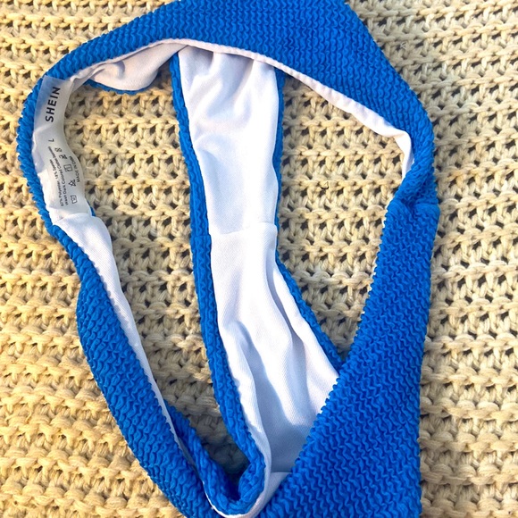 Large Blue Shein Bikini Set - Picture 6 of 7